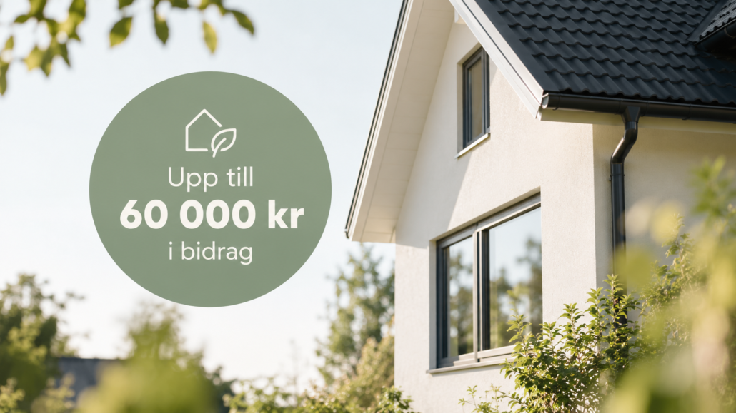 Skandinavisk villa med energibidrag